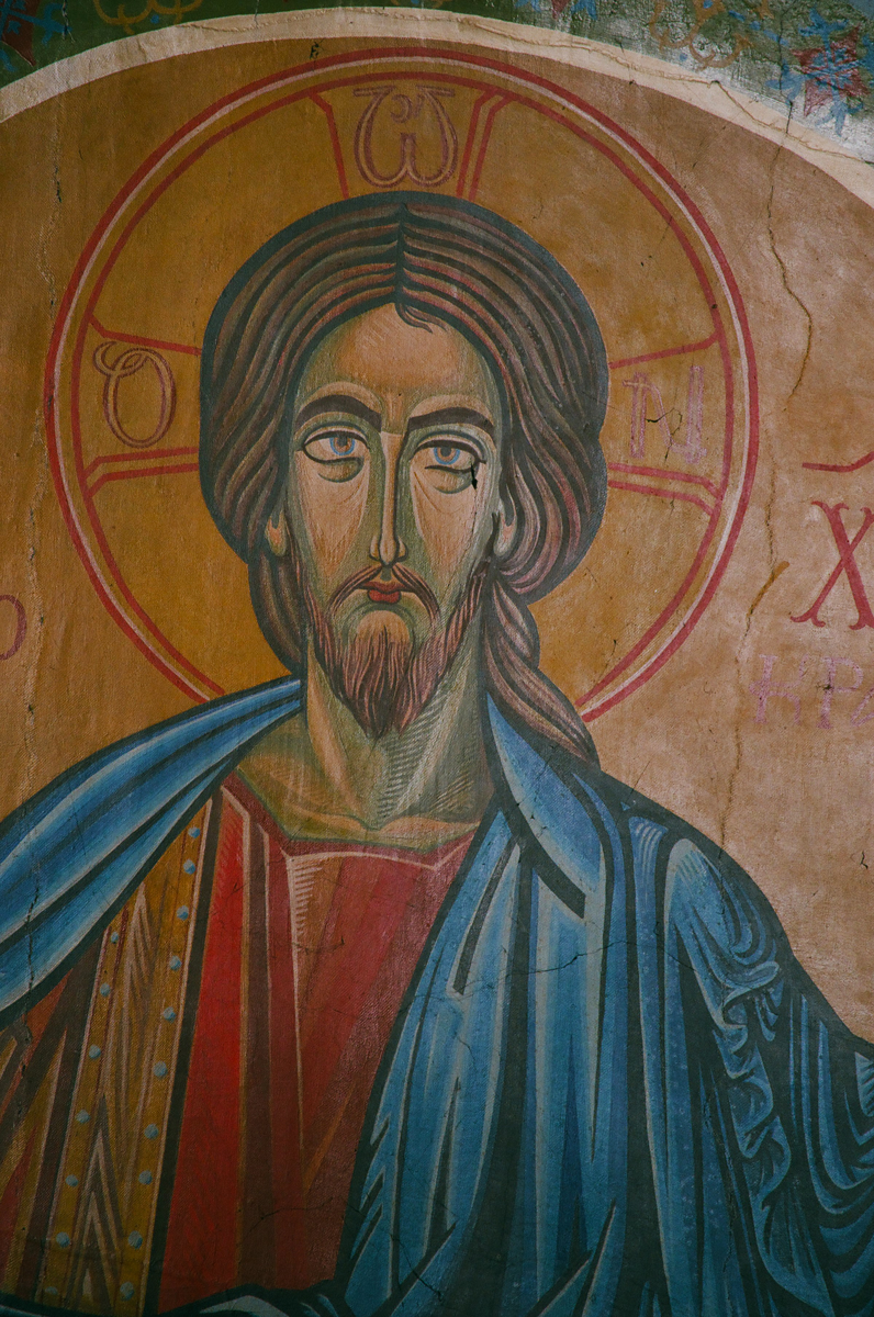 7. Ο Χριστός του τρούλου, λεπτομέρεια, Τάκης Τζανετέας, Αγιά Κιουρά, 2018