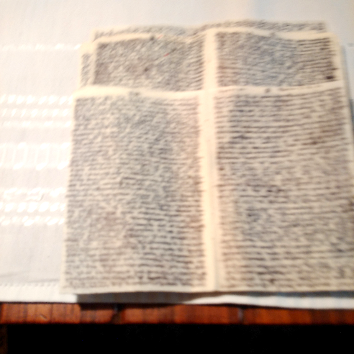 5. Κρυφό, πολυσέλιδο, ιδιωτικό γράμμα σε σχήμα βιβλίου, κατασκευασμένο από χαρτί ιχνογραφίας[...]